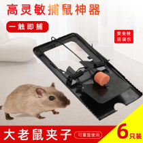 Professional catch big mouse mouse clip strong mouse clip home efficient rodent artifact easy to catch mice 6 sets