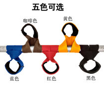 Single-bar large back ring protective sleeve booster with anti-fall fitness leading body upward grip and wrist traction lumbar harness