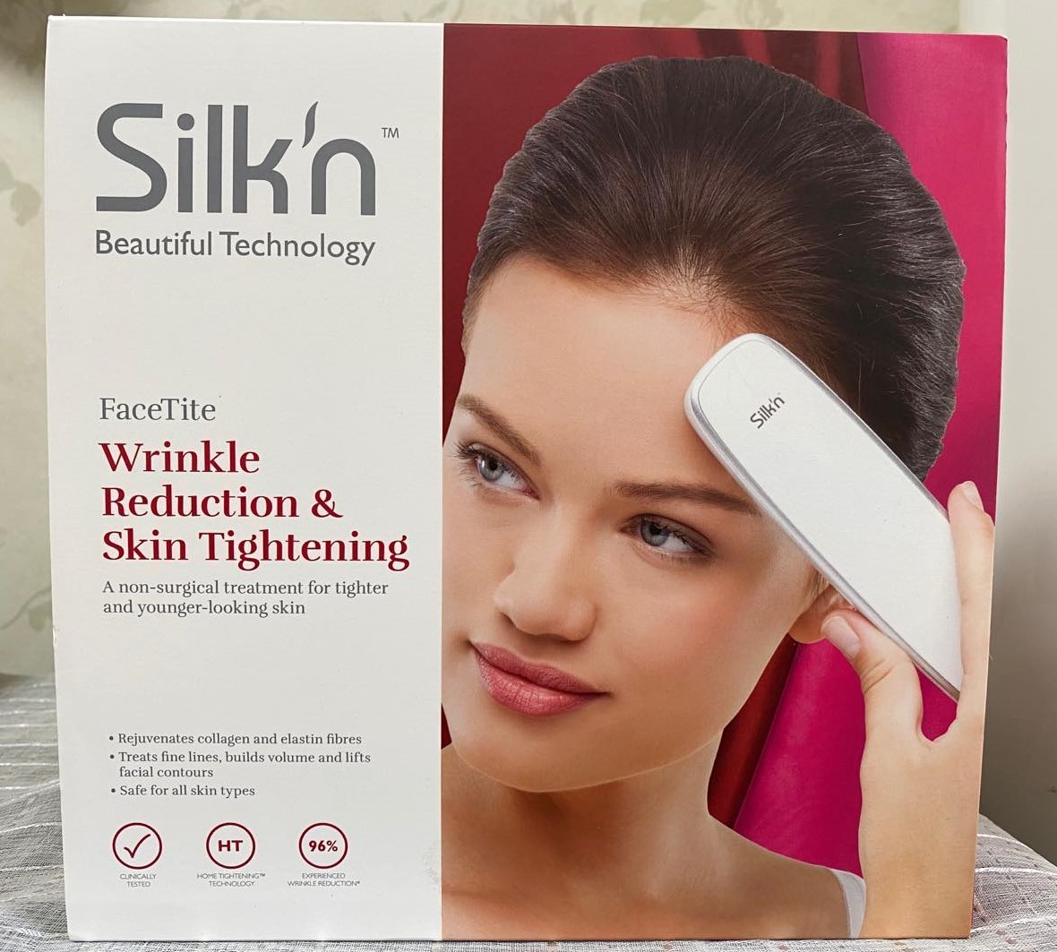Silkn FaceTite ヨーロッパ第二世代 3 ソース rf 高周波美容器具顔整形器具家庭用ヨーロッパライン