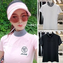 Korea Volvik special 20 summer golf suit top women stand collar slim breathable short-sleeved T-shirt