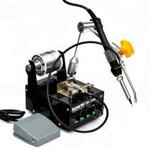  Soldering machine pedal automatic tin out send soldering gun send tin soldering iron automatic soldering robot 936 soldering station
