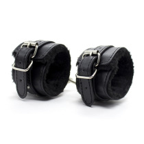 ins toy handcuffs handcuffs jk photo props pu leather does not hurt lolita two yuan jk hand examination hand cuff kao