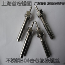 Stainless steel (304) knockout bolt stainless steel (304) hammer nail wall tiger M6-M24