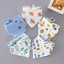 Newborn Pure Cotton Triangular Towels Newborn Baby Enclosure Babymouth Baby Spat Towel Super Soft Spring Autumn Children Scarves