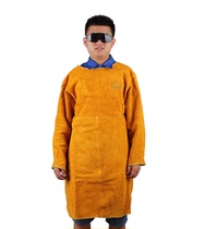 Witz 44-1847 golden yellow belt sleeve apron (long sleeve) anti-hot wear-resistant high-temperature spark