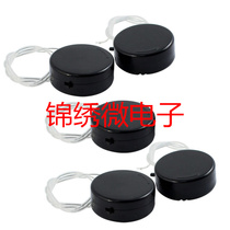 Double CR2032 battery case battery holder 2 grain 2032 button battery round with toggle switch