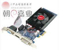 Jingyu multi screen graphics card GT730 2G PCI-E x1 professional industrial control graphics card half high card workstation 3 screen card