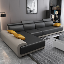 Leave-in nanotechnology fabric sofa Living room Nordic small apartment detachable and washable latex simple modern fabric sofa