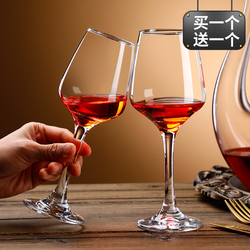 赤ワイングラスセットヨーロッパガラスゴブレットホームクリエイティブワイングラスウェディングシャンパングラス 2 バー