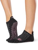 Toesox yoga socks dance non-slip wear-resistant particle five finger socks Pilates socks Low Rise bag toe 2021 models