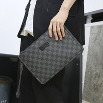 Hong Kong I Tgreg mens hand holding bag large capacity hand grabbing bag card packet letter enveloping with clamping hand bag casual bag