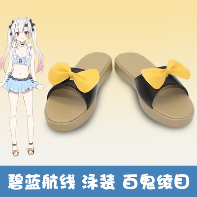 taobao agent G4487 Azur Lane hololive Missy Hundred Ghosts Lingmu swimsuit cos shoes Hundred Ghosts Ayame cosplay