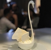 Spot Israel OTOTO design swan soup spoon long handle kitchen Home creative spoon floating stand