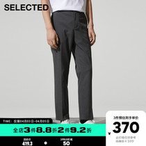 SELECED Sled fall mens grey Western pants brief commuter business Western pants men S) 421318012