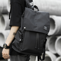 Current fashion middle school shoulder bag male 2022 new load reduction high school bag male waterproof computer backpack