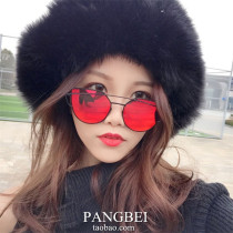 South Korea ins Net red with polarized ski sunglasses female tide 2018 personality red color film couple sun glasses men