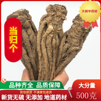 Chinese herbal medicine Angelica no sulfur no addition Wild premium Gansu Minxian Angelica whole root 500g