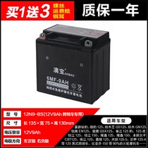 12N9-BS motorcycle dry battery Haojue Suzuki HJ125 Prince Diamond Leopard Silver Leopard EN125 Rui Shuang Battery