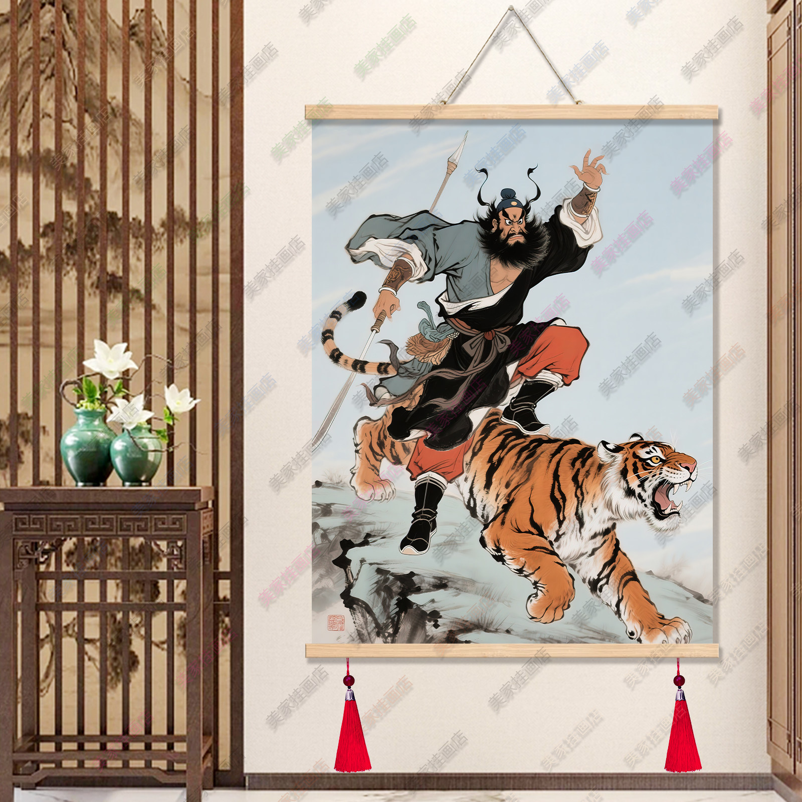 吴道子风格钟馗卷轴-吴道子风格钟馗卷轴促销价格、吴道子风格钟馗卷轴