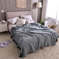 Summer adult cotton gauze cover quilt four-layer towel quilt blanket Summer double air conditioning thin nap single