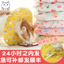  Throw a small new cat ring cat and rabbit soft cloth water neck ring pet sterilization anti-licking headgear kitten supplies