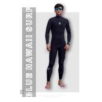 (SHAKA surfing)BLUEHAWAII X SHAKA joint 3 2mm professional wet suit cold suit male full body