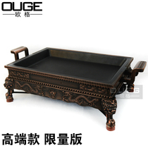 High-end retro fish grill Zhuge fish grill Hotel Club commercial carbon oven charcoal alcohol oven grill fish tray