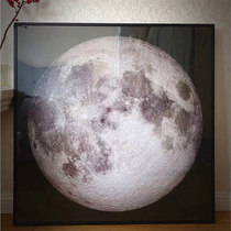  Round Earth 1000 pieces FourPoint Apollo Moon Puzzle Framed Square Picture Frame 500 pieces Photo Frame