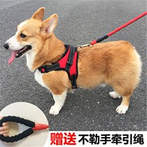 Dog Traction Rope Vest Style Walking Dog Rope Teddy Fou Köki Medium-sized Dog Small Dog Pets With Chest Braces