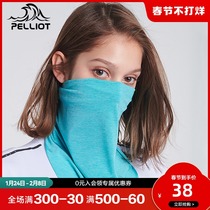Perch and outdoor dust-proof headscarf protective mask triangle scarf sports riding sunscreen breathable scarf head scarf