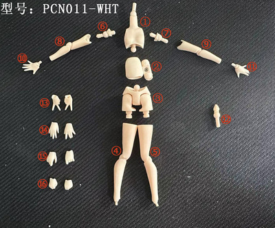 taobao agent Yemei Azone body 12-point body bulk girl M breasts PCN011-WHT bulk spot