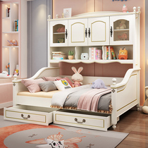 American wood children boys and girls bunk bed multifunctional combined small single bed yi ju chuang one