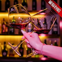 Wine glasses set household crystal champagne glasses ins European style goblet sobering machine custom advertising wine glasses