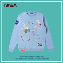 nasa co-name Little Prince creative print long sleeve round neck sweater men and women with couples trend y1031