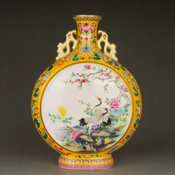 清乾隆青花開窓龍鳳呈祥福寿抱月瓶 景徳鎮 陶磁器 装飾品 現代工芸品美術品 置物 清乾隆青花開窓龍鳳呈祥福寿抱月瓶 景徳鎮 陶磁器 装飾品 現代