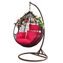 Hanging chair hanging basket rattan chair bedroom swing home lazy orchid chair balcony leisure recliner indoor birds nest rocking chair