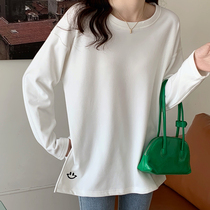 Pregnant Woman White Undershirt Spring Dress Dush Pregnancy Maternity Dress Jacket 2022 New Female Loose Long Sleeve T-Shirt Spring Autumn
