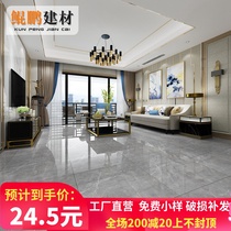 Foshan gray marble tile 800x800 kitchen living room wall brick Engineering Mall non-slip floor tiles