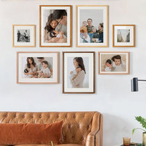 Photo wall print photo frame custom wash photo frame framing combination living room decoration painting restaurant background wall hanging wall