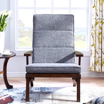 Bright furniture American country all solid wood living room sofa chair fashion creative solid wood single bedroom lounge chair