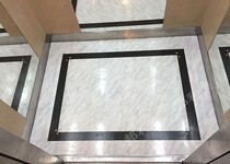 Elevator car floor PVC stone plastic floor mat imitation marble mosaic hotel passenger elevator freight elevator sticker