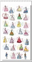 Cross stitch electronic drawings redraw source file XSD LBP-rococo classical character ABC