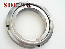 Imported bearing steel sheet full metal self-locking anti-loosening U-nut Taiwan locking stop round nut M10-M75