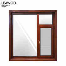 Liangmudao custom soundproof bedroom open doors and windows KN60 seamless welding wood aluminum window villa sunshine room
