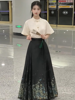 taobao agent Summer Hanfu, shirt, Chinese style, suitable for teen