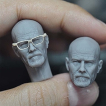 1 12 6 inch ml shf mafex breaking bad old white live head carving white film head carving without glasses