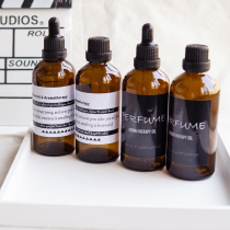 ins tea Brown aromatherapy essence oil bottle empty bottle cosmetics perfume small empty bottle glass partition bottle dropper sub