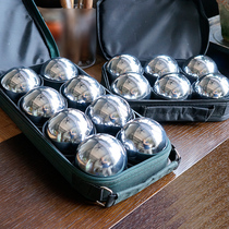 Metal ground tossing ball rolling ball grass French style Rolling ball game grass earth fitness ball 6 fit 8 clothes