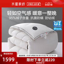 Mercury home textile antibacterial anti-mite mite 95 white goose down warm winter quilt core winter double quilt