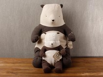 ▲ new spot Danish maileg panda hippo Penguin fabric animal doll new gift
